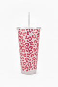Leopard print tumbler